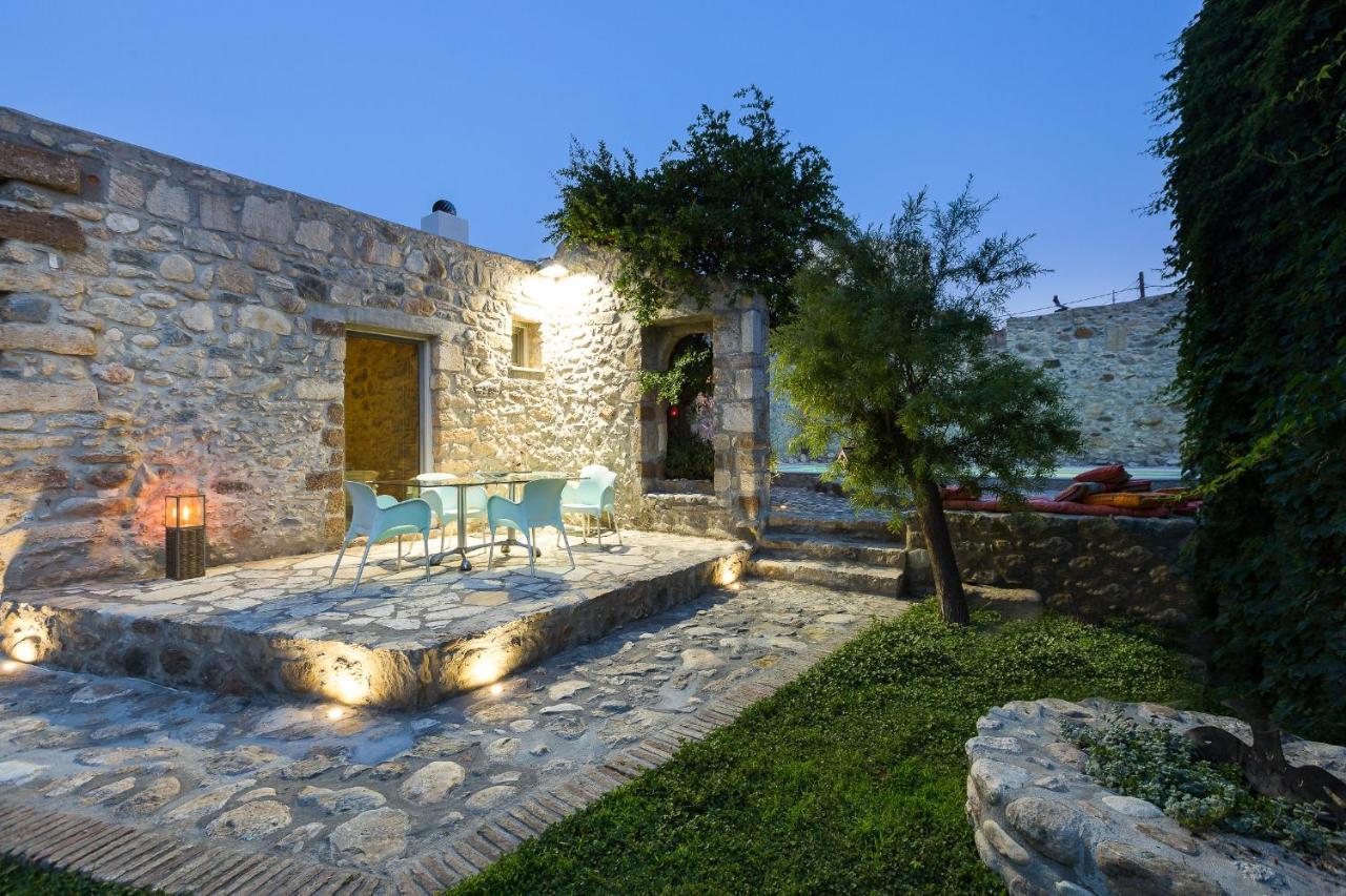 Muazzo Creta Stone House, Nature Escape With Pool, By Thinkvilla Pigi  Bagian luar foto