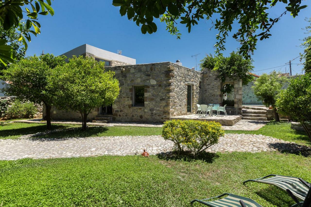 Muazzo Creta Stone House, Nature Escape With Pool, By Thinkvilla Pigi  Bagian luar foto