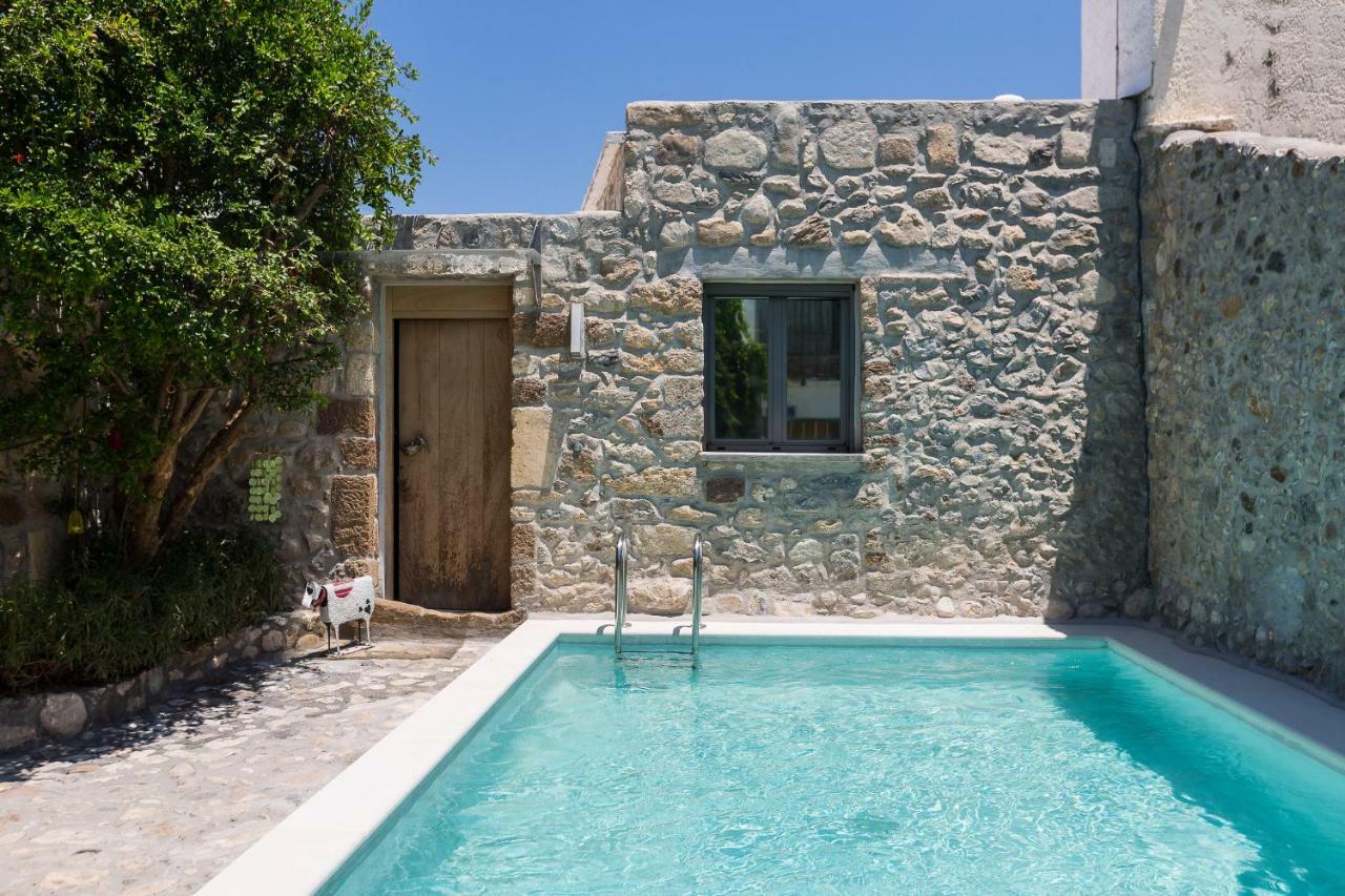 Muazzo Creta Stone House, Nature Escape With Pool, By Thinkvilla Pigi  Bagian luar foto