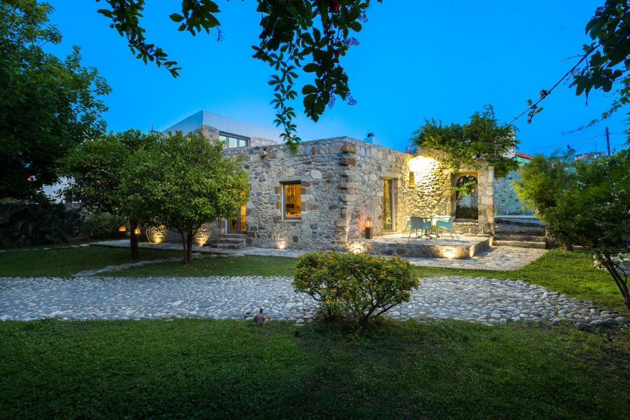 Muazzo Creta Stone House, Nature Escape With Pool, By Thinkvilla Pigi  Bagian luar foto