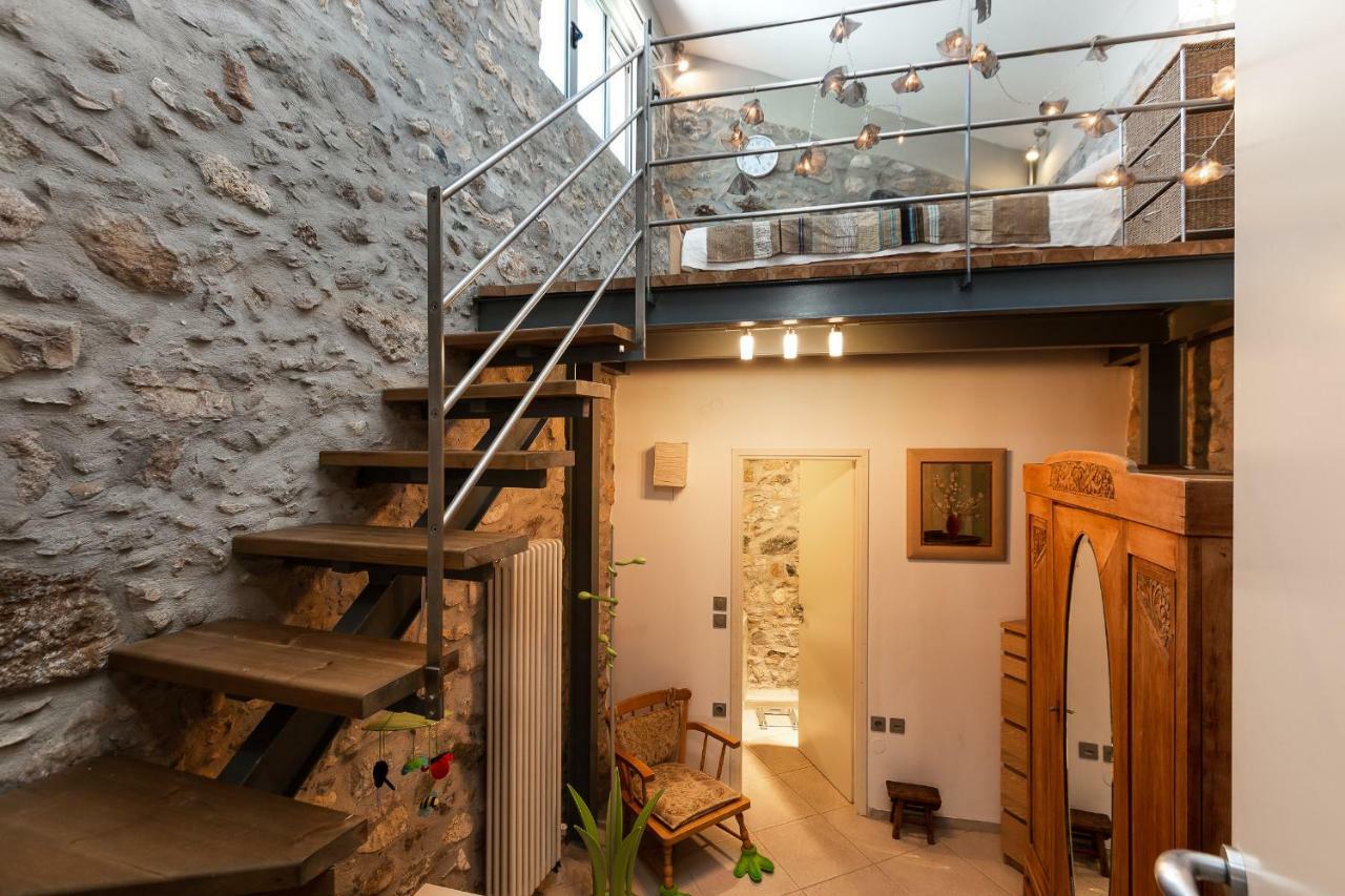 Muazzo Creta Stone House, Nature Escape With Pool, By Thinkvilla Pigi  Bagian luar foto